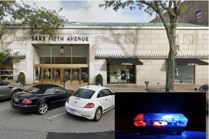 Greenwich Saks Fifth Avenue Attempted Burglar Nabbed After Ramming Police Car