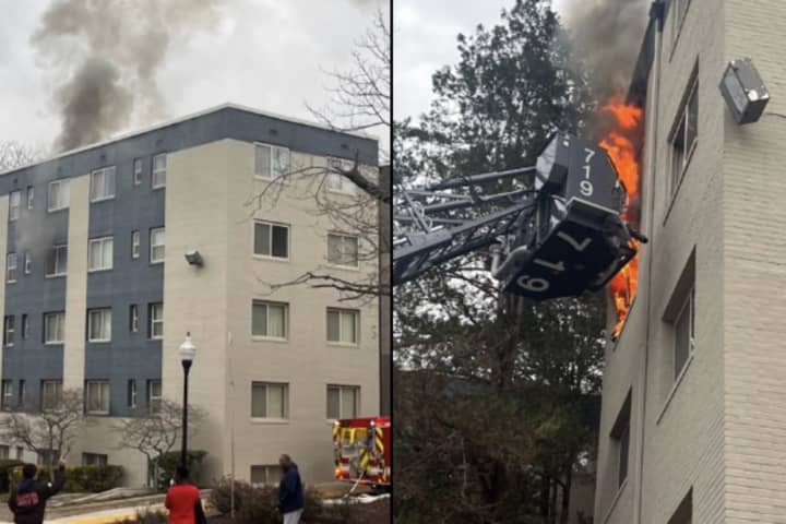 Two-Alarm Apartment Fire Expected To Displace Several Families In Montgomery County