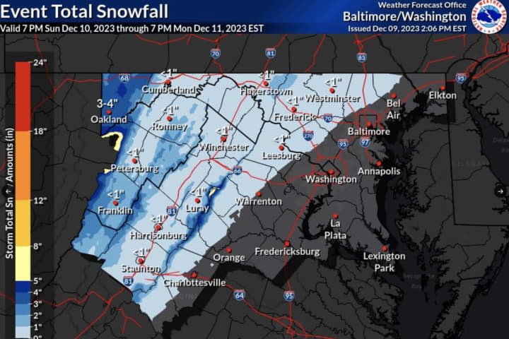 Thunderstorms, Possible Snow Heading Toward DMV