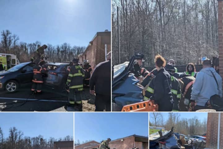 Elderly Driver Crashes Into La Plata School After Medical Emergency: Firefighters