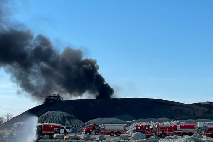Tanks Full Of Liquid Asphalt, Used Motor Oil Catch Fire At Montgomery County Industrial Site