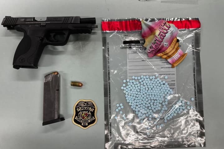 More Than 2,000 Fentanyl Pills, Handgun Recovered During Montgomery County Traffic Stop: PD