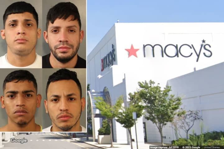 4 Nabbed After Stealing $12K Worth Of Merchandise From East Garden City Macy's, Police Say