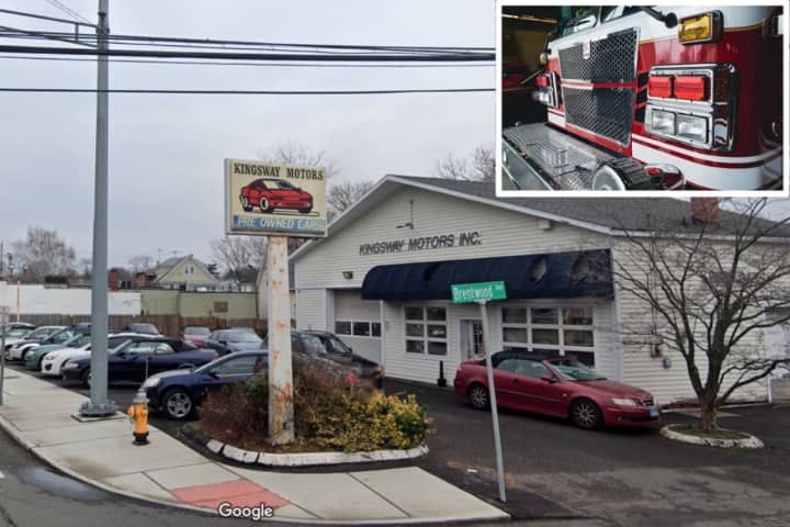 Firefighter Hospitalized After Blaze At Car Repair Shop In Fairfield: Building Severely Damaged