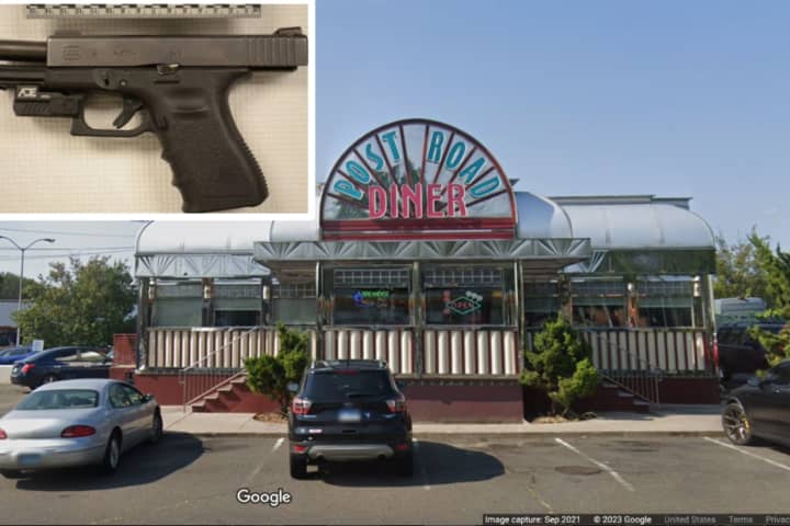 Man Nabbed After Leaving Loaded Handgun In Diner Bathroom in Norwalk: Police