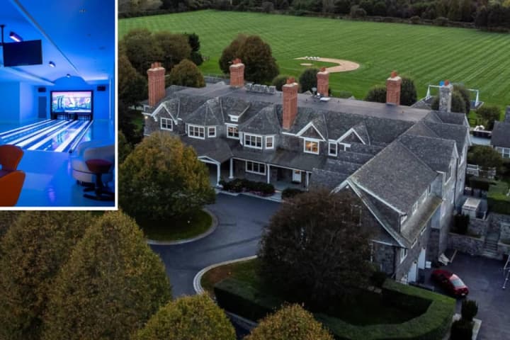Beyoncé, Madonna's Former Long Island Mansion With Bowling Alley, Climbing Wall Lists For $37M