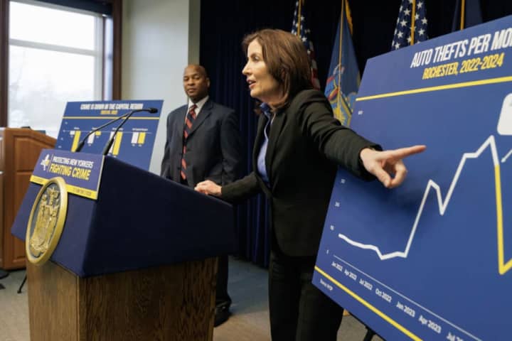 'Significant Progress': Murders, Shootings, Car Thefts Down In Region, Hochul Says