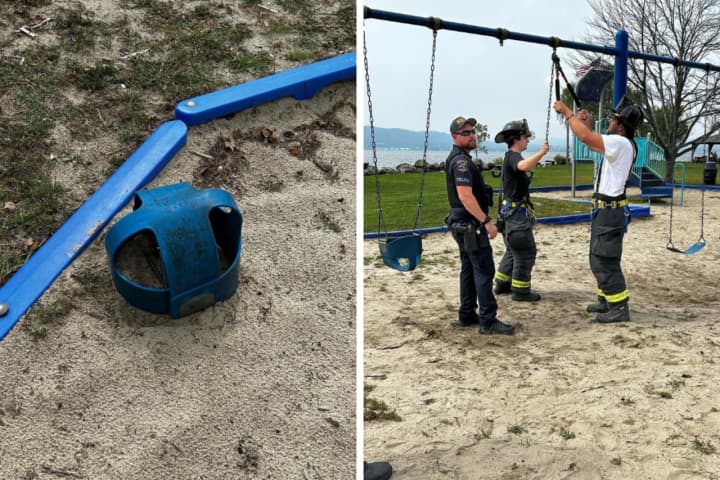 Young Girl Rescued After Getting Stuck In Swing At Croton-On-Hudson Park