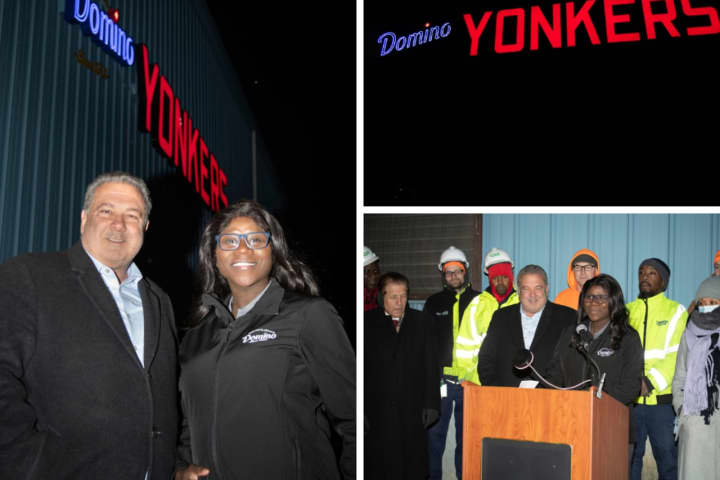 Sugar, Sugar: Domino Refinery In Yonkers Lights Up New LED Sign