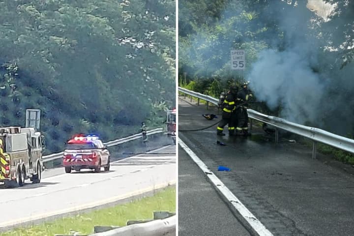 Crash Causes Fire In Northern Westchester: Developing