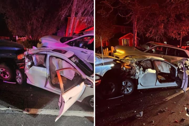 3-Car Crash Sends Person To Hospital In Somers, Causes Road Closure
