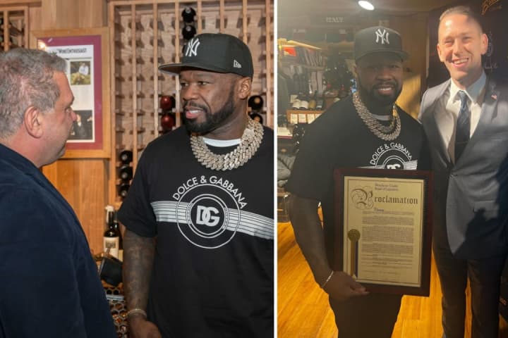 New Update: 50 Cent Makes Stop At Yonkers Stew Leonard's, Meets With Fans, Officials