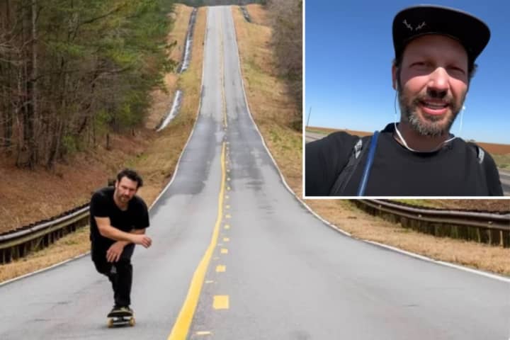 Cross Country For A Cause: Skateboarder From Lindenhurst Riding 3,000 Miles For Charity