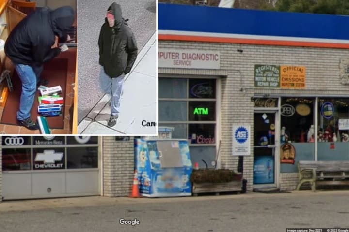 Smash-Grab: Police Seek To ID Burglar Seen Stealing From Long Island Convenience Store