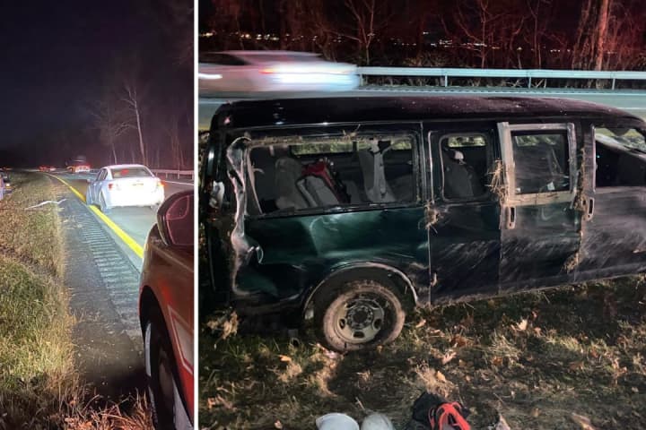 Person Escapes Without Serious Injuries After Rollover Accident In Northern Westchester