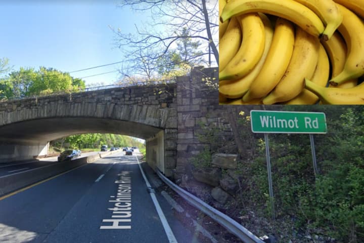 Monkey Business: Truck Carrying Bananas Slams Into Overpass On Parkway In New Rochelle