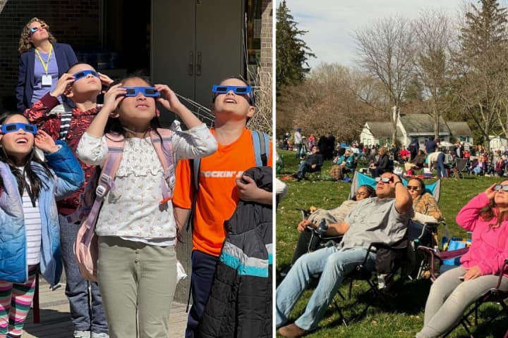 'Rare, Special' Solar Eclipse Leaves Residents, Students In Awe In Westchester