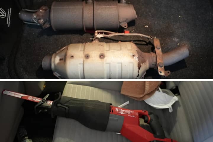 Catalytic Converters, Saw Found In Stolen Car Spotted In Mount Vernon, Police Say