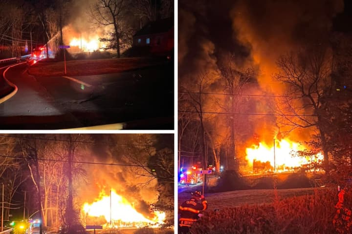 Firefighters Battle House Fire, Ignited Propane Supply, Live Wires All At Once In CT