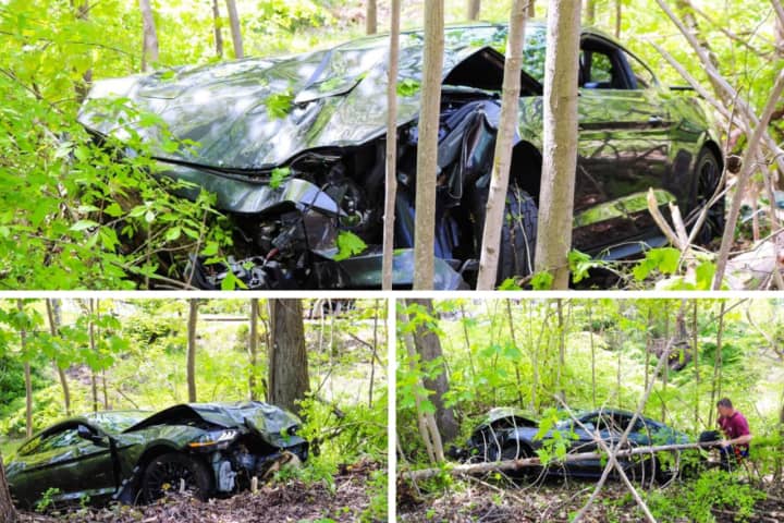 Car Crashes Down Embankment In Hudson Valley, Causes Road Closure
