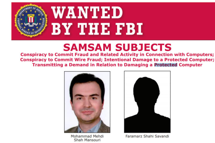 'Digital Blackmail': FBI Hunts Iranian Duo Named In $30M International 'Ransomware' Plot