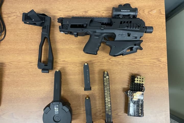 Man With Conviction In Virginia Busted In Maryland With Glock, Kit To Make It Fully Automatic