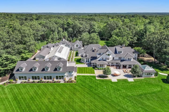 Massive $24M Mass Mansion With 11-Seat Movie Theater Up For Sale