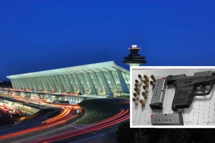 Handgun Seized From Traveler By TSA Officers At Dulles International Airport