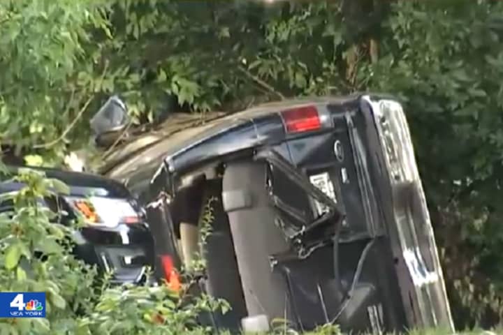 UPDATE: Four Killed, Eight Hospitalized In Shuttle Van Crash On Palisades Interstate Parkway