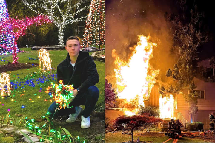 Fire Ravages Former Site Of Magical, Musical Christmas Tribute To Late Bergen Mom