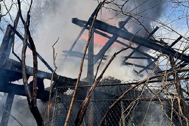 Resident's Illegal Burn Ignites Blaze Overlooking Greenwood Lake: Two FFs Injured, Home Gone