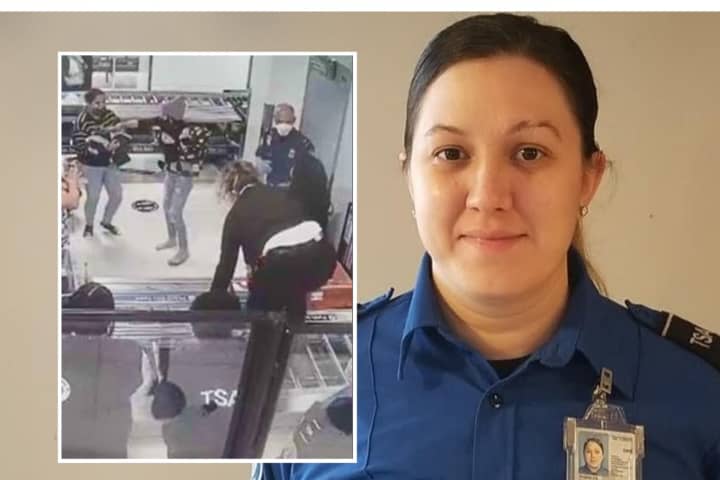 HERO: Rookie TSA Officer Revives Choking Baby At Newark Airport