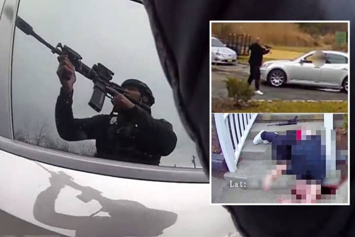 CHILLING VIDEO: Sharp-Shooting Officer Downs Rifle-Wielding NJ Madman Who Threatened Woman