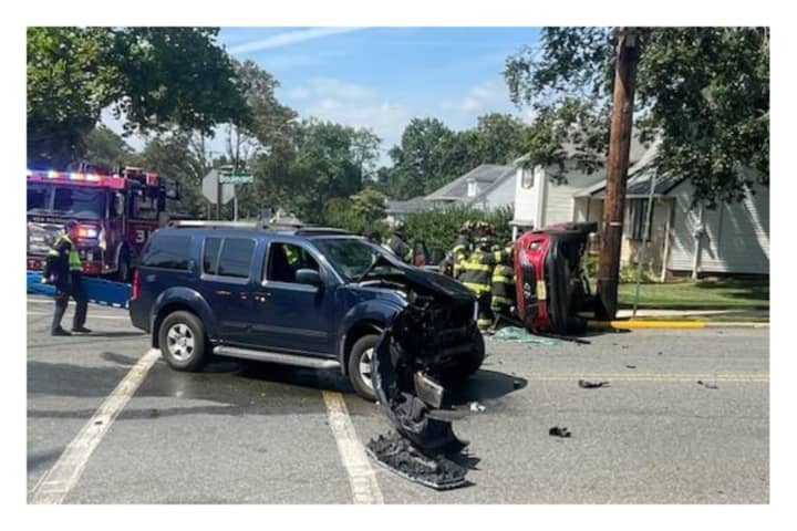 HEROES: Driver Extricated, Another Cited After SUVs Collide In New Milford
