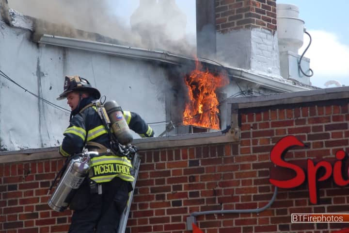 Firefighters Douse Downtown Bergenfield Blaze