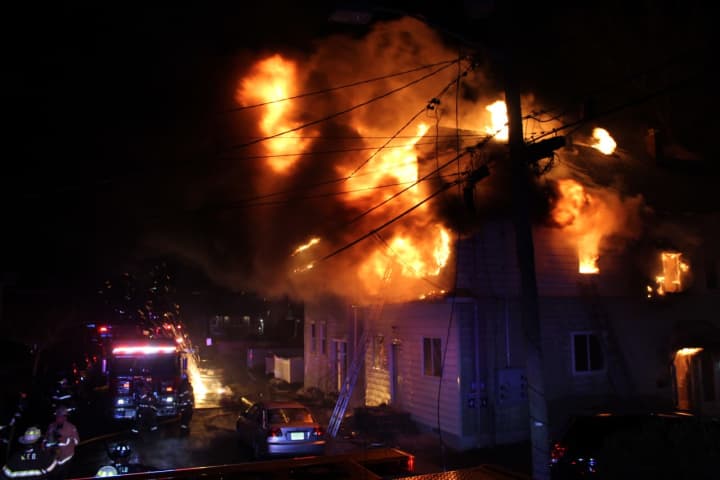 Firefighters Battle Wind-Whipped Blaze, Water Problems, Frigid Temps In Garfield