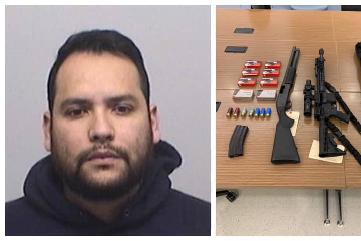 Felon Nabbed With Stolen, High-Powered Weapons