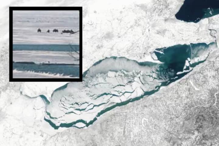 18 People Rescued From Ice Floating In Lake Erie: US Coast Guard (Photos, Video)