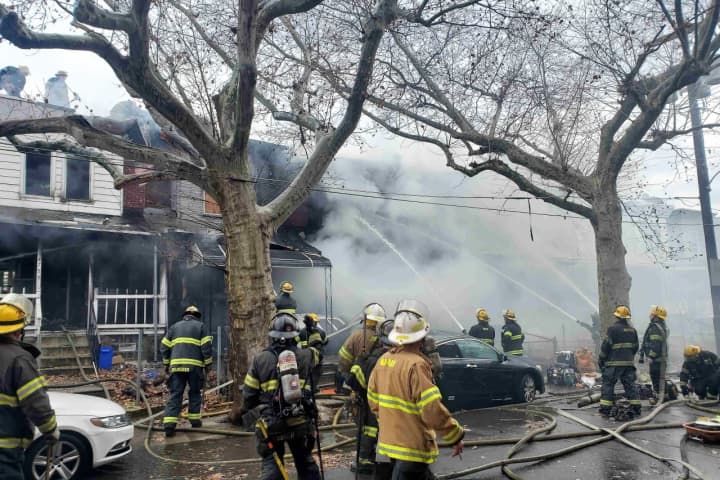 Massive Rowhouse Fire Displaces 20 In Philly, Say Fire Officials