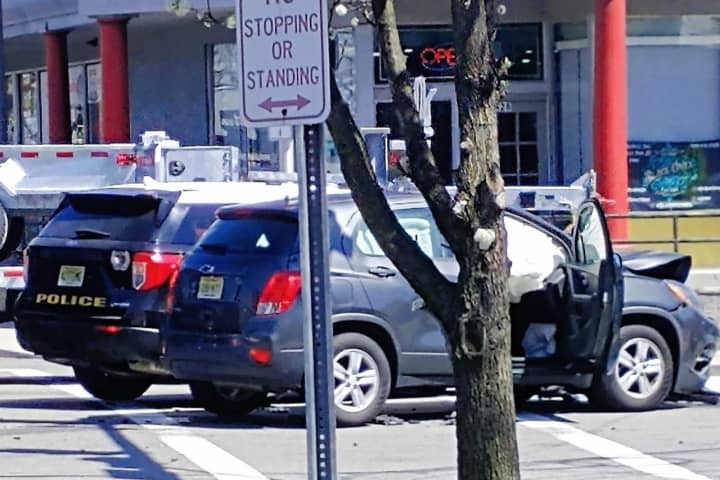 Rochelle Park Officer, Other Driver Both OK After Crash