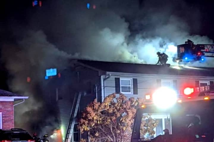 Firefighters Battle North Jersey Blaze