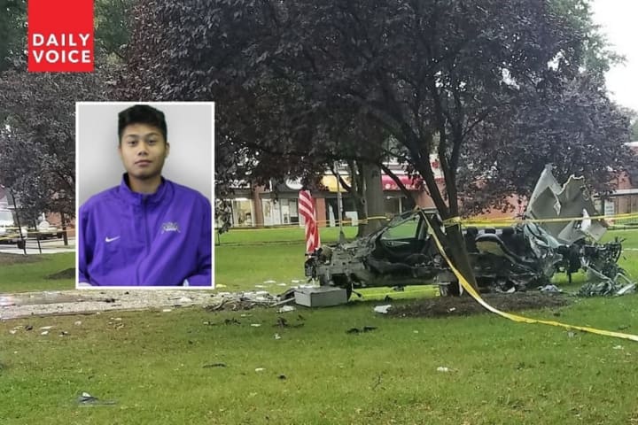 NYC College Tennis Player, 20, Dies In Fiery Cresskill Monument Crash
