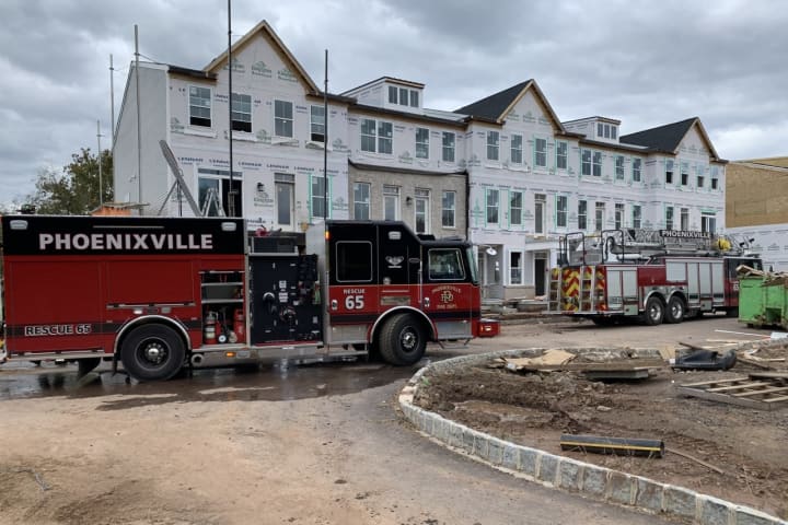 Fire Breaks Out At Chesco Construction Site