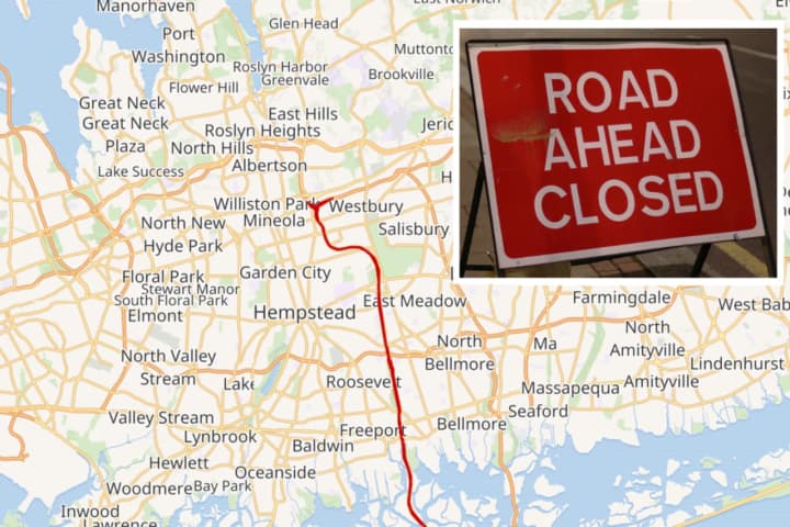 Meadowbrook State Parkway Ramp Shut Down For Maintenance On Long Island