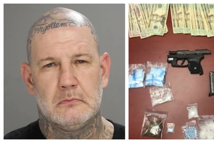 Delco Felon Found With Gun, Drugs During Traffic Stop: Authorities