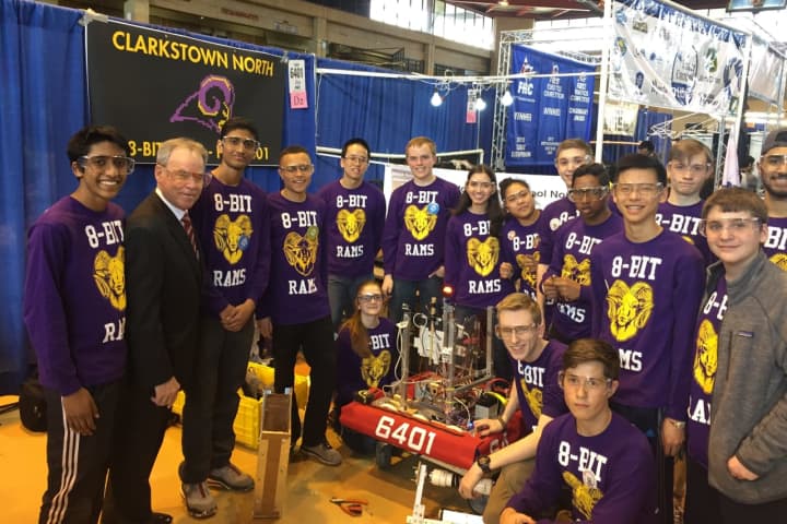 Clarkstown North's Robotics Tourney Achievement Draws Recognition