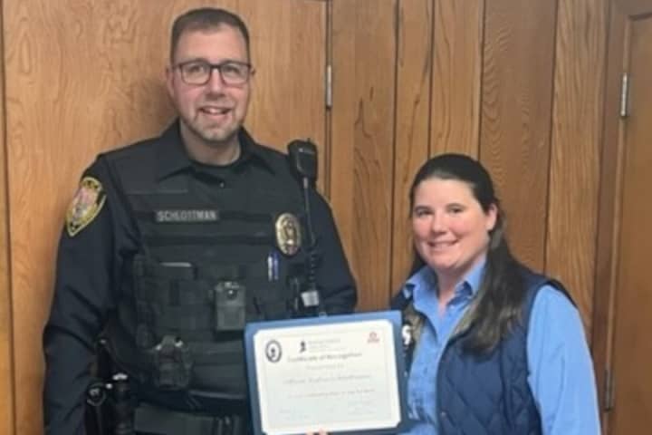 Rookie Cop Awarded For Saving Berks Woman Attacked By Dog