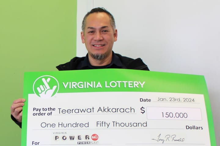 Maryland Man Crosses Over State Lines To Claim $150K Powerball Win In Virginia