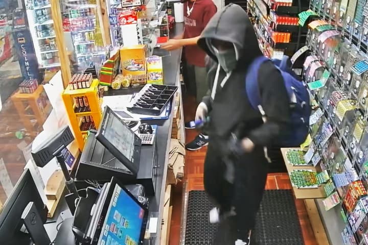 Man With Semi-Automatic Gun Robs Store In Tewksbury, Video Shows