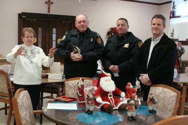 Dominican Sisters Of Blauvelt Present Orangetown Police With Prayer Cards